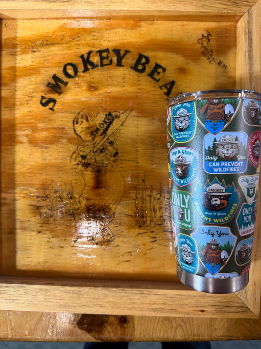 Smokey Bear 20 oz Stainless Steel Tumbler